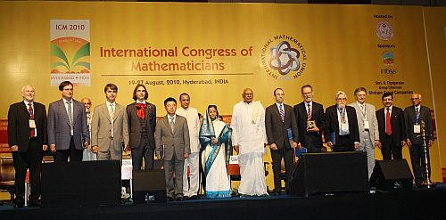 ICM2010頒獎典禮(印度)